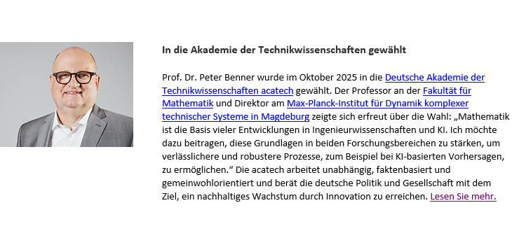 In die Akademie der Technikwissenschaften gewählt